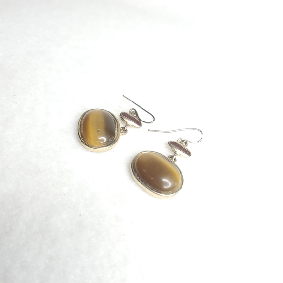 Jewelry - Gold Tan Bead Pierced Earrings